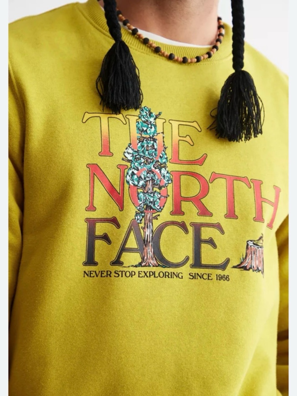 The North Face Never Stop Exploring Crew Neck Sweatshirt Men’s Sz M Hike Camp